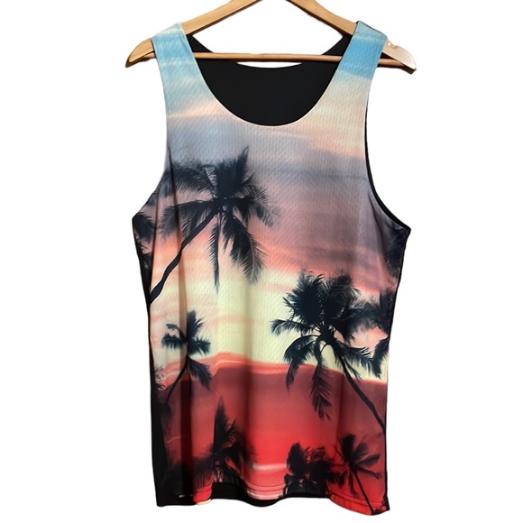 •CALIFORNIA REPUBLICAN•REVERSIBLE CALIFORNIA & TROPICAL SUNSET JERSEY MEDIUM - Picture 2 of 7